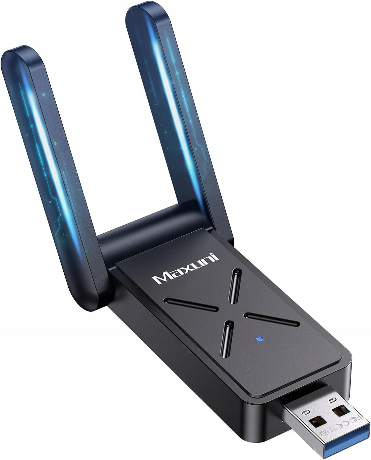Maxuni WiFi Wireless USB Adapter, with Antenna, Wi-Fi Network Card