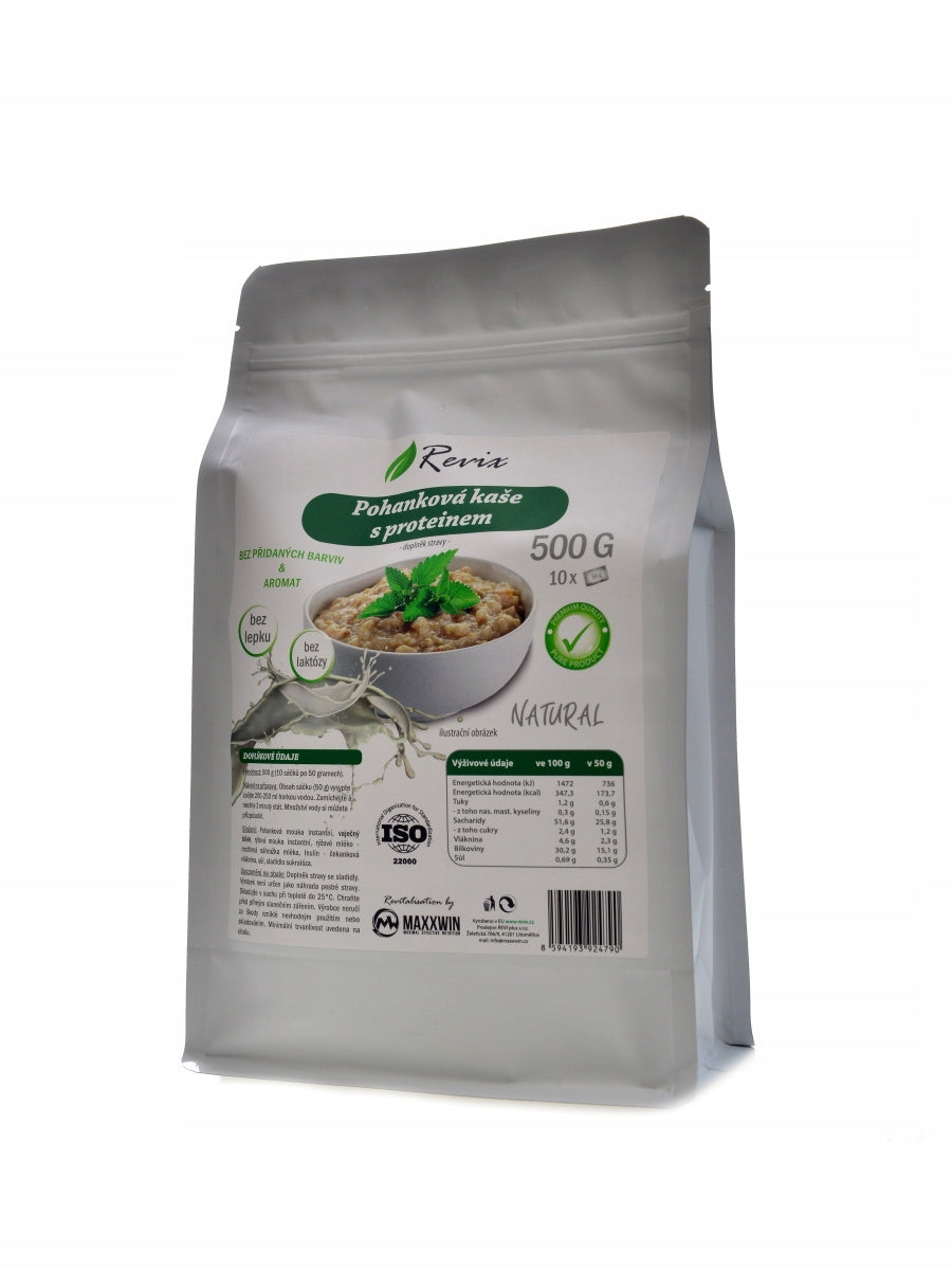 Maxxwin Pohanková kaše s proteinem 500g 10 porcí natural