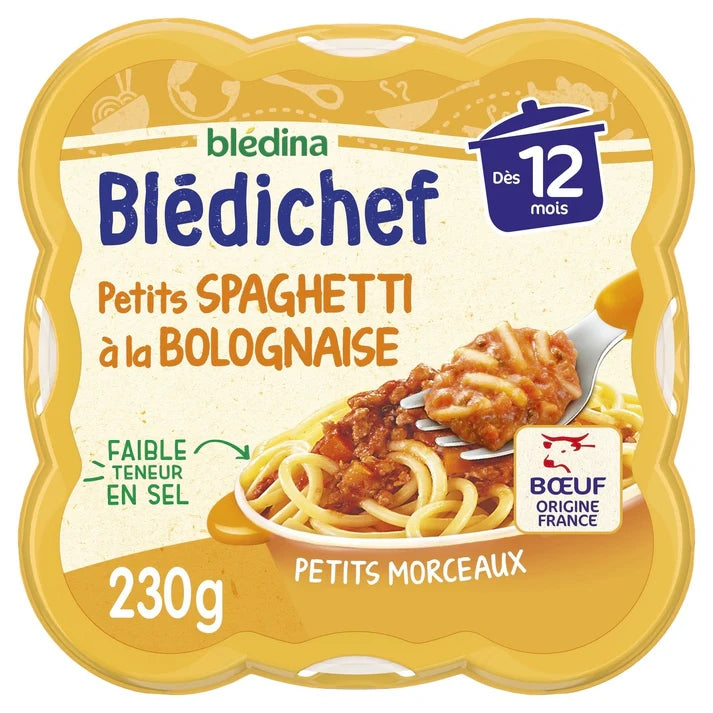 Meal for babies from 12 months of age Spaghetti Bolognese Bledina