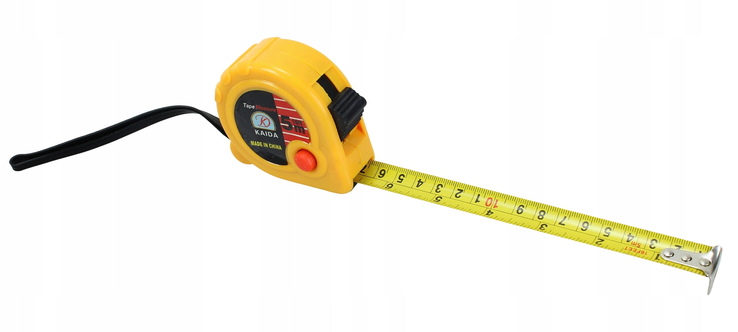 Measure measuring cup meter TAPE ROLLED 5 METERS with lock