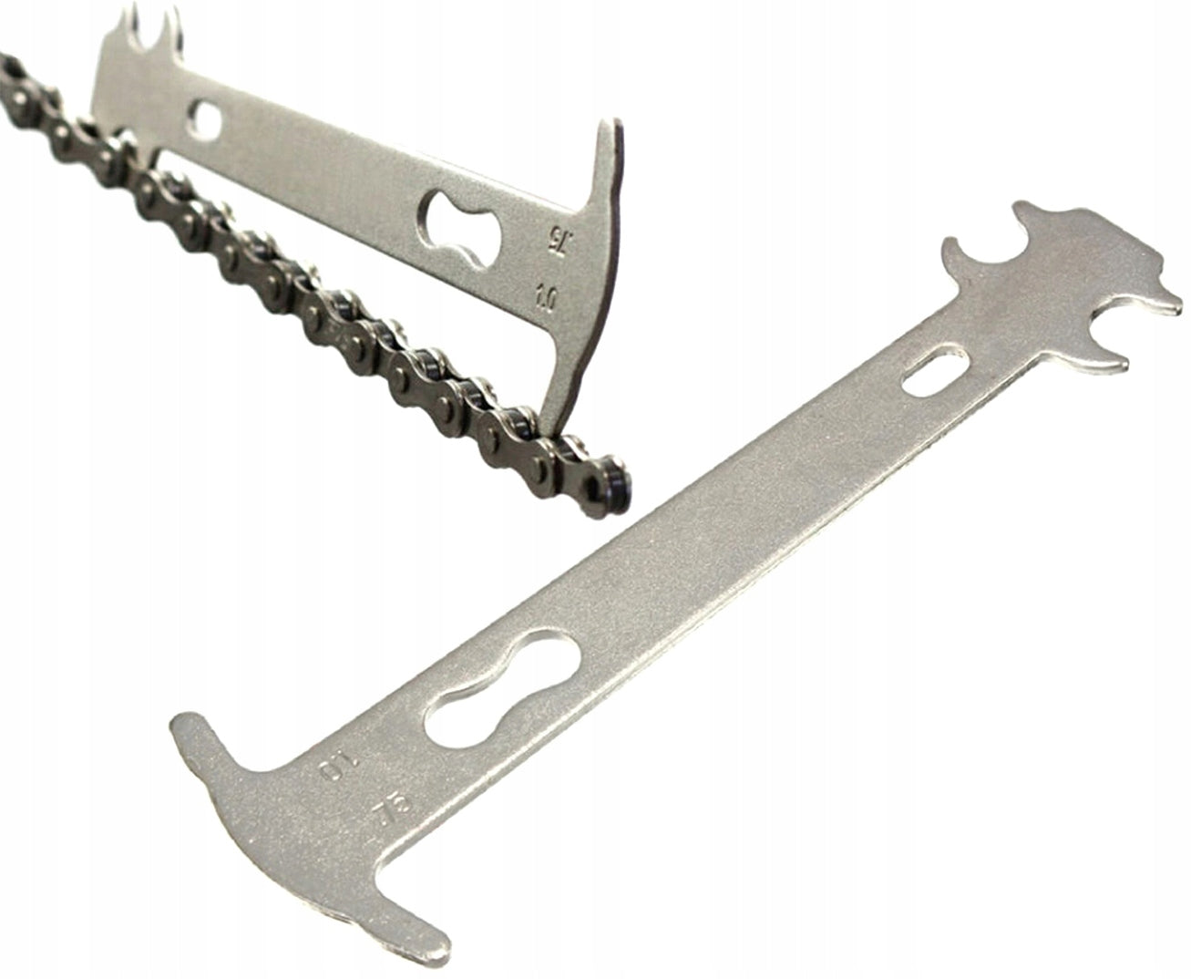 Measurement for checking the condition of the bicycle chain