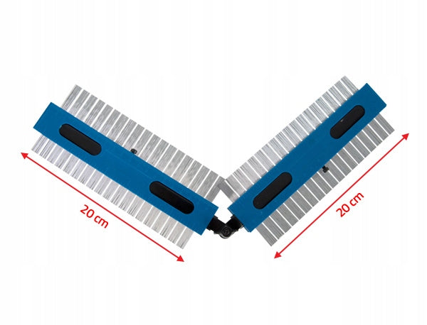 Measurement sheet metal comb| shape template | 2x20cm | 2 pieces | NTools Manufacturer code 360200