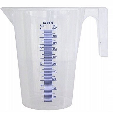 Measuring Measure 1L Polypropylene Beaker Transparent Pressol 07062 Manufacturer code 07062