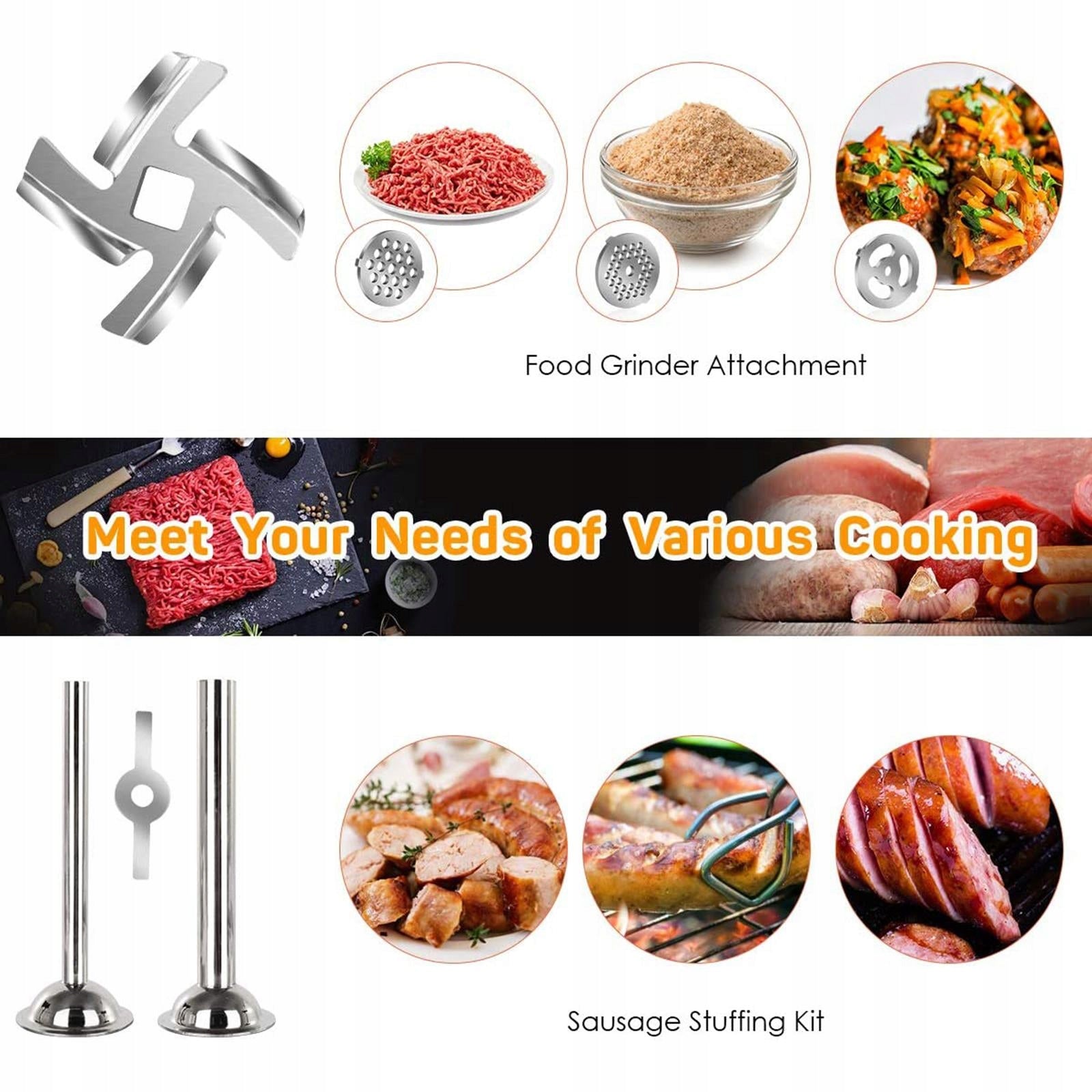 Meat Grinder Attachment Rotary Mincer Meat Rod Brand no brand
