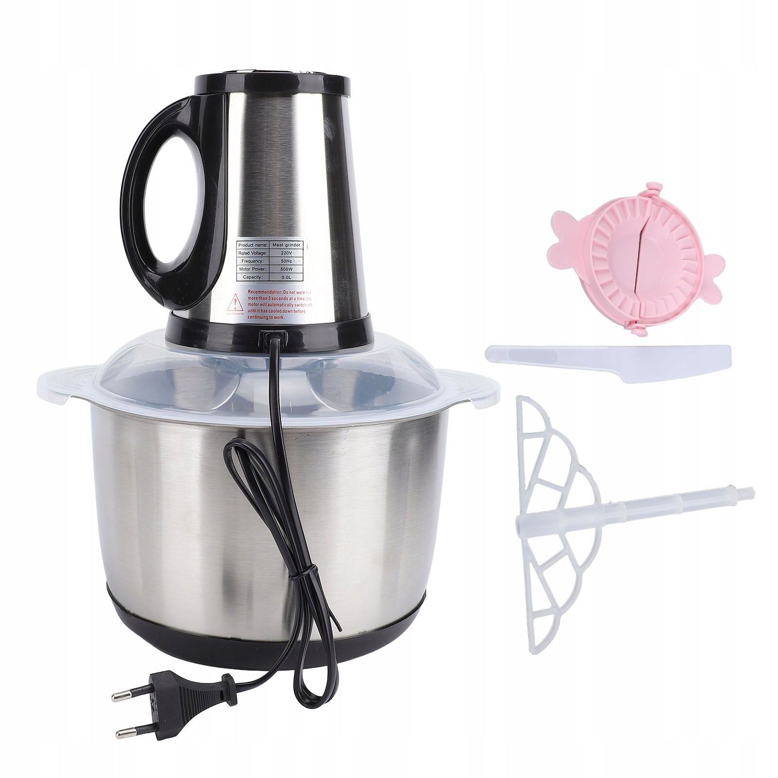 Meat Grinder Bedee ELECTRIC MEAT GRINDER 500 W Power rating 1 W