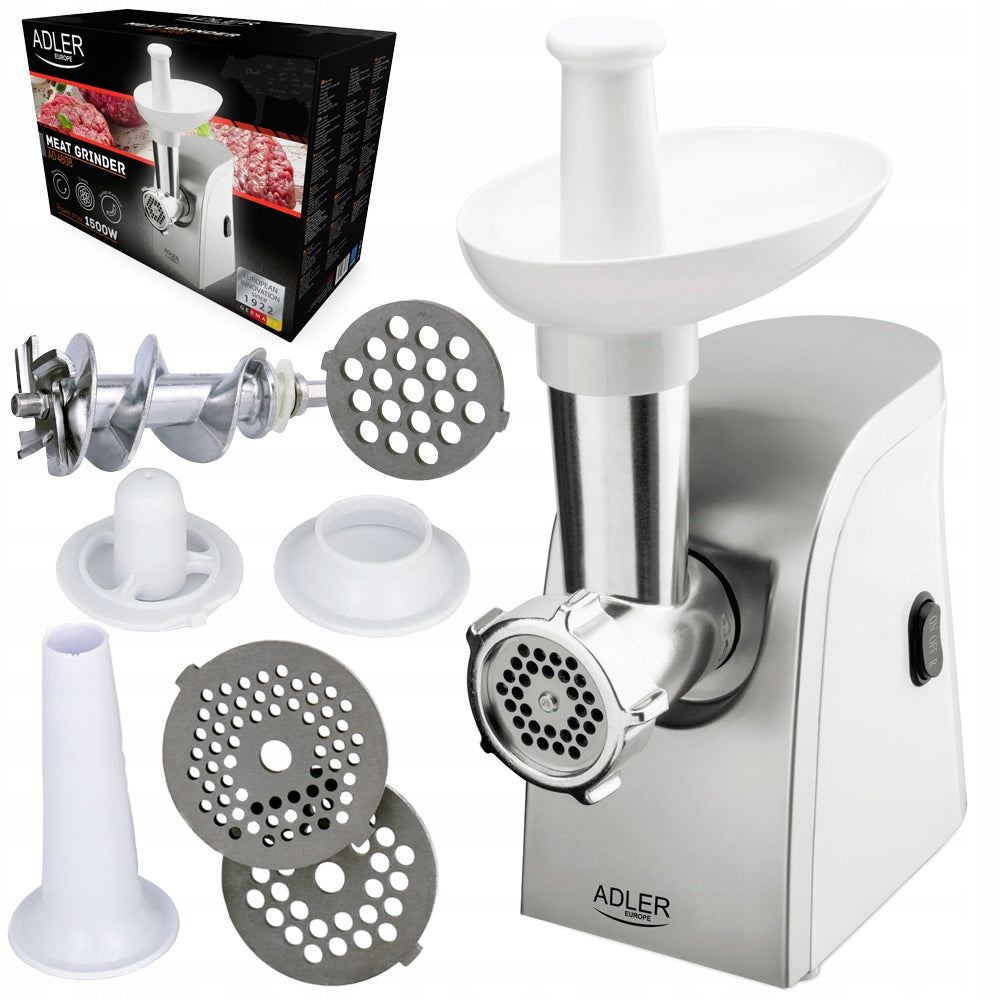 Meat Grinder Strong 1500W 3 Sausage Strainers Burger Stuffing Revers