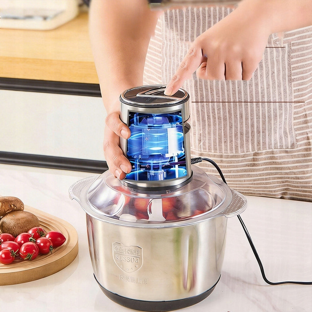 Meat Grinding Machine Electric Set 200w With Digital Time Counter Packaging status original