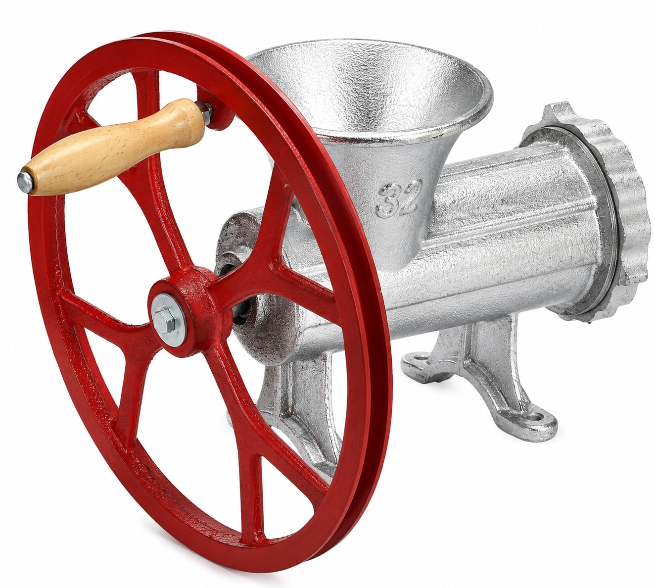 Meat Grinding Machine No. 32 Funnel Wheel Stuffer 4 x SIEVE for Engine Packaging status original