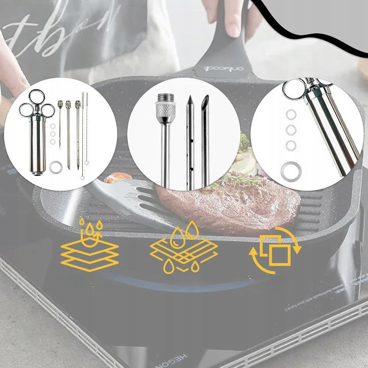 Meat Stuffing Kit Masturbating Marination For Frying Grill Packaging status original