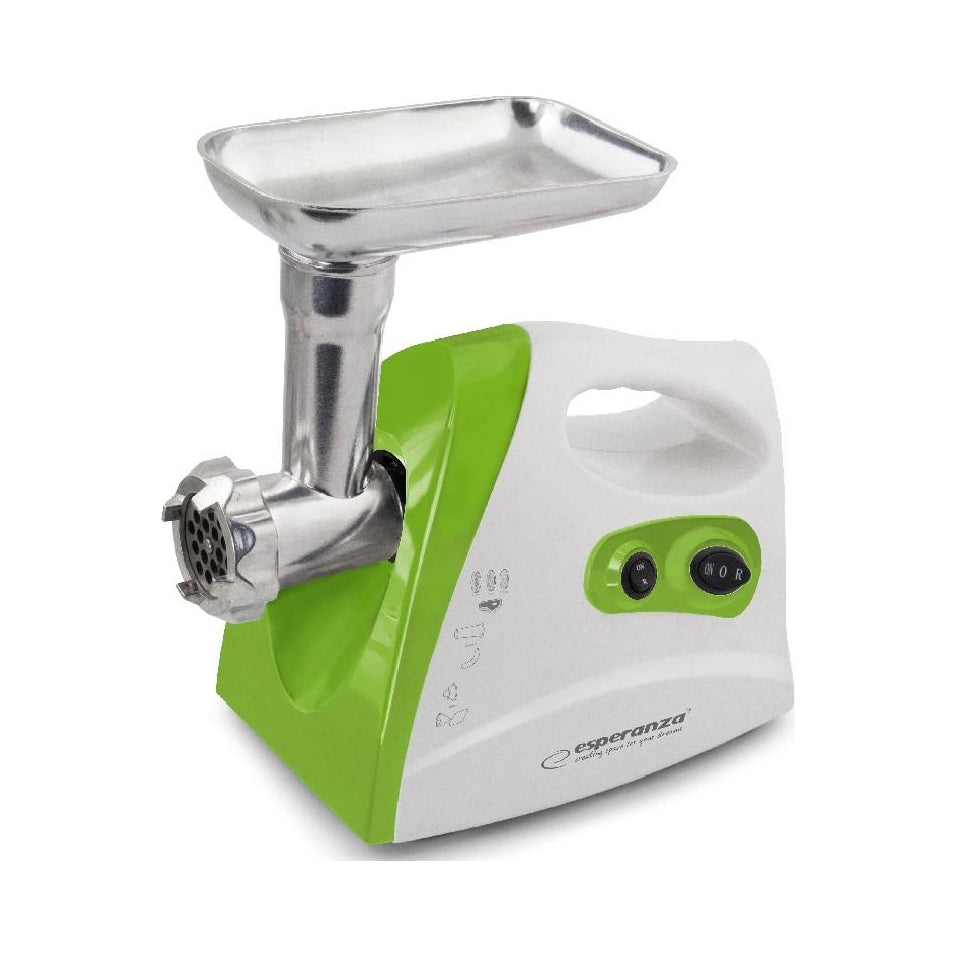 Meat grinder 600W reverse 3 strainers 2 nozzles Esperanza MEATBALL
