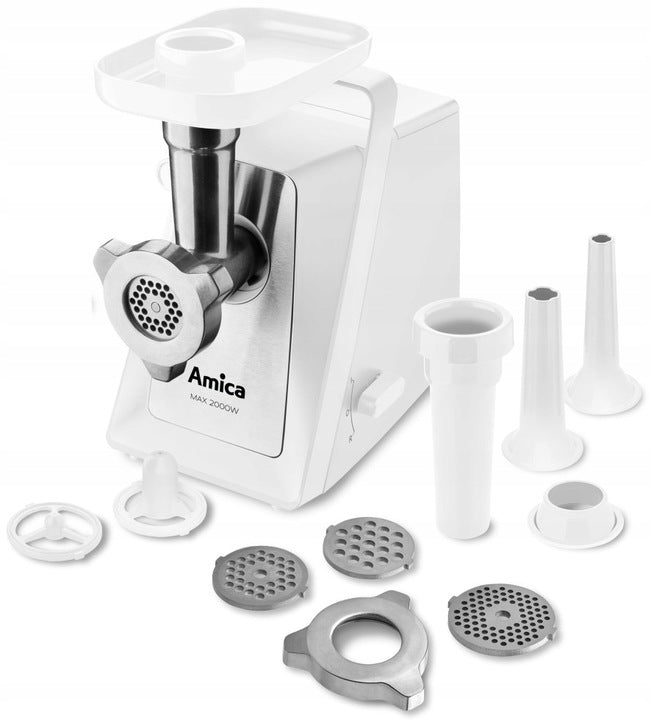 Meat grinder Amica MM3012 2000W 2,7kg/min reverse white Manufacturer code 1194825