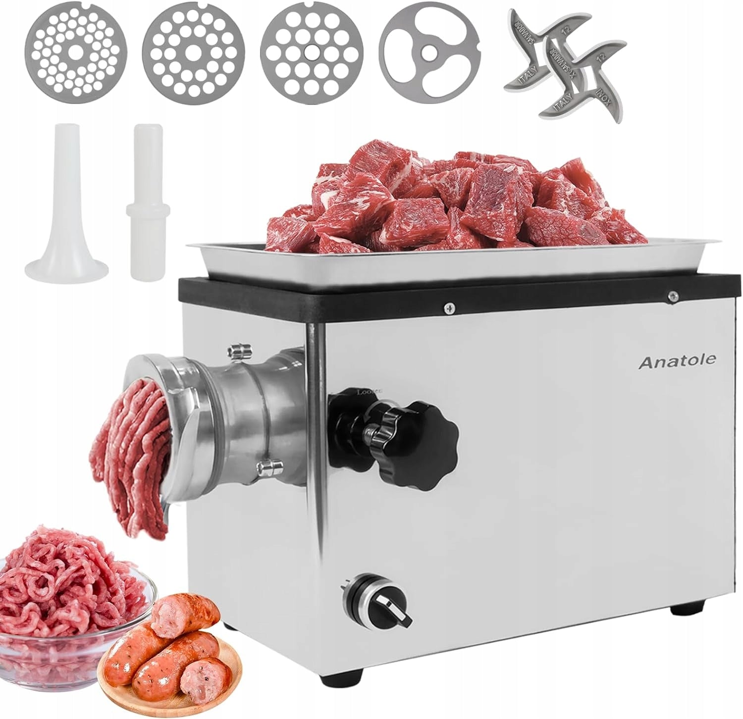 Meat grinder Anatole Commercial MG-1100 1100W 110V!