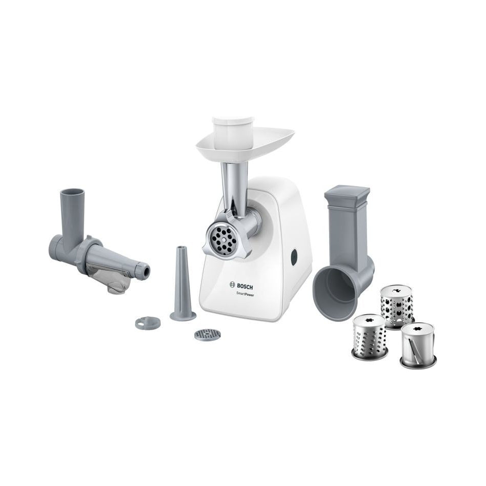 Meat grinder Bosch MFW2517W Slicer + Juicer