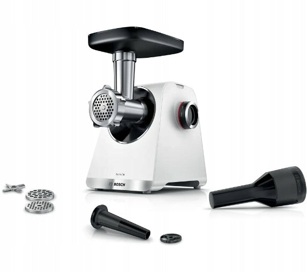 Meat grinder Bosch MultiPower Series 6 MFWS609W 2100W 3 strainers