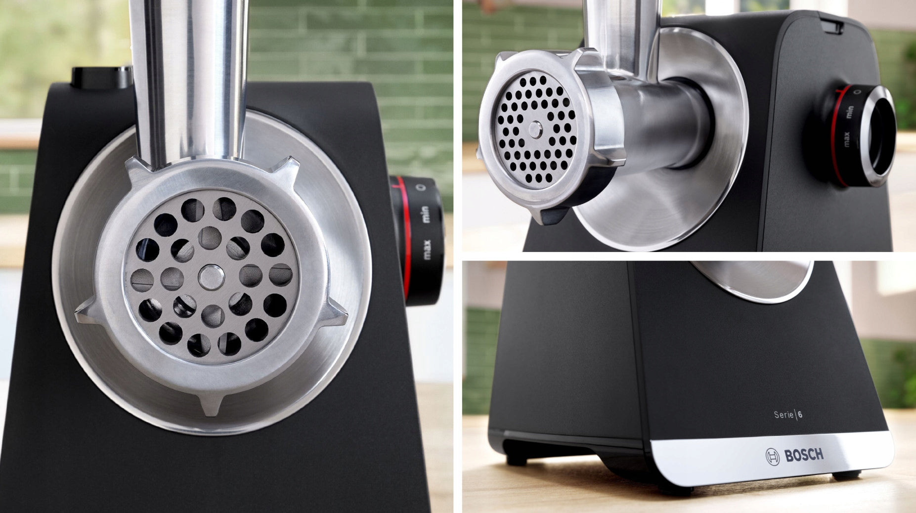 Meat grinder Bosch Series 6 MFWS640B 2100W Reverse gear 2 speeds Manufacturer code MFWS640B