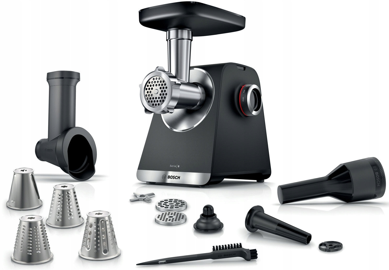 Meat grinder Bosch Series 6 MFWS640B 2100W Reverse gear 2 speeds