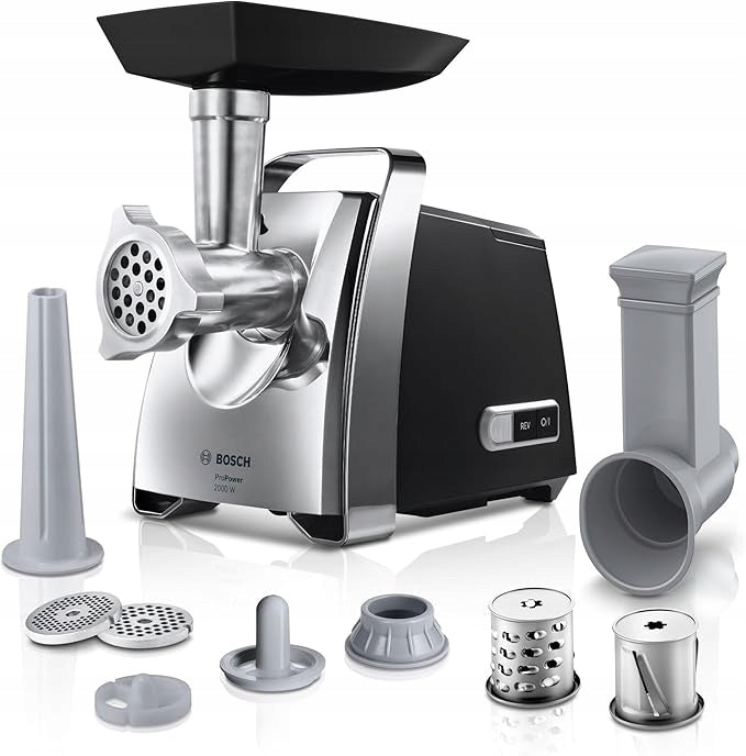 Meat grinder Bosch black chrome, MFW67440
