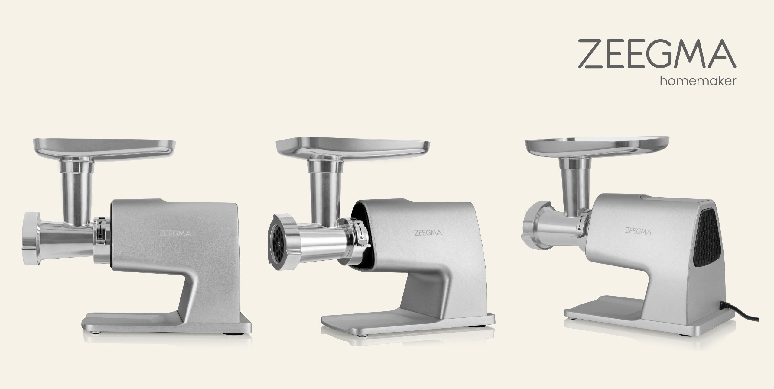 Meat grinder ELECTRIC 2500W ACCESSORIES Zeegma Molen Master Manufacturer code maszyna GASTRO nadziewarka do kiełbasy