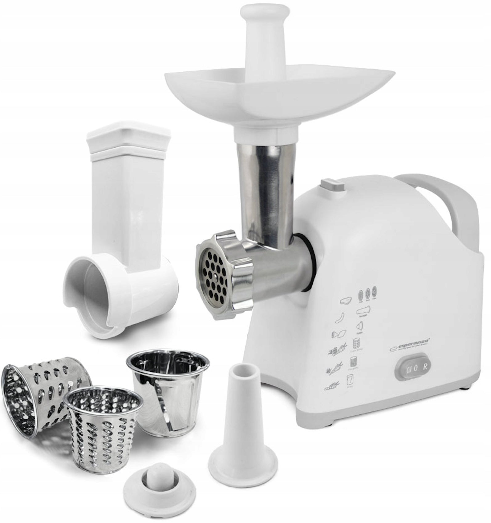 Meat grinder Esperanza Wellington white 2200 W Brand Esperanza