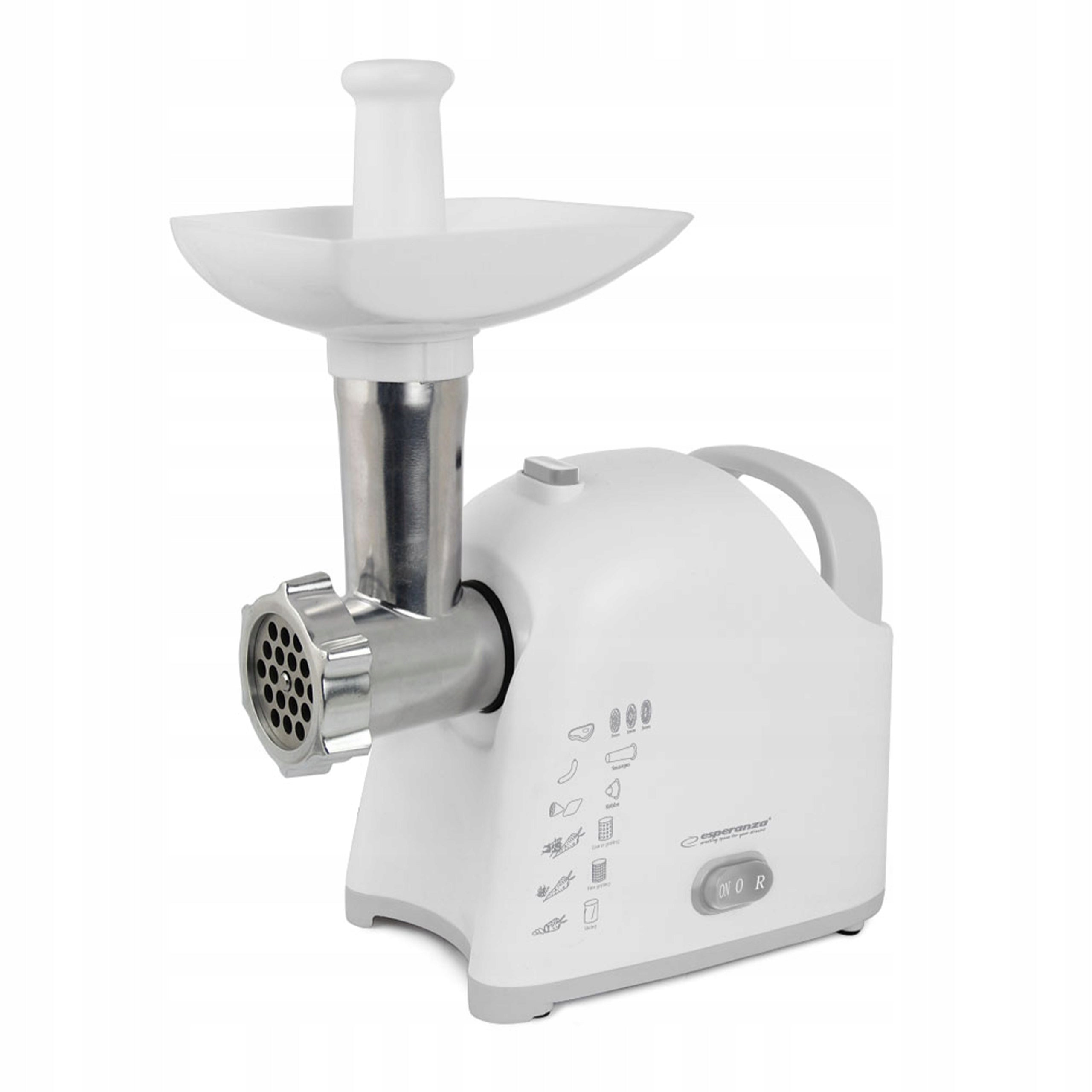 Meat grinder Esperanza Wellington white 2200 W Manufacturer code Maszynka do mielenia