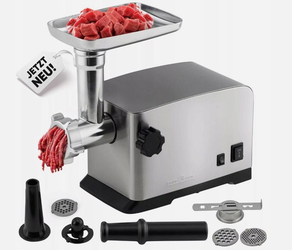 Meat grinder Profi Cook PC-FW 1272 silver/grey 1200 W