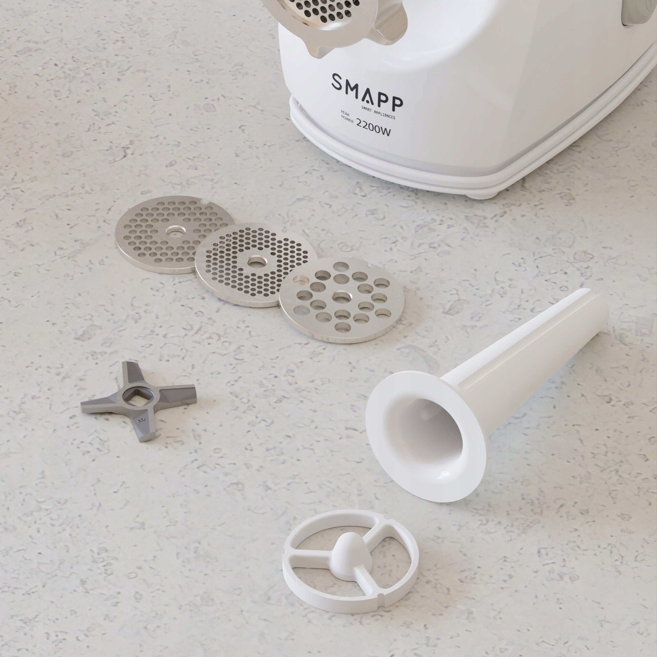 Meat grinder SMAPP 490.8 WHITE 2200 W!!! Manufacturer code 577567966