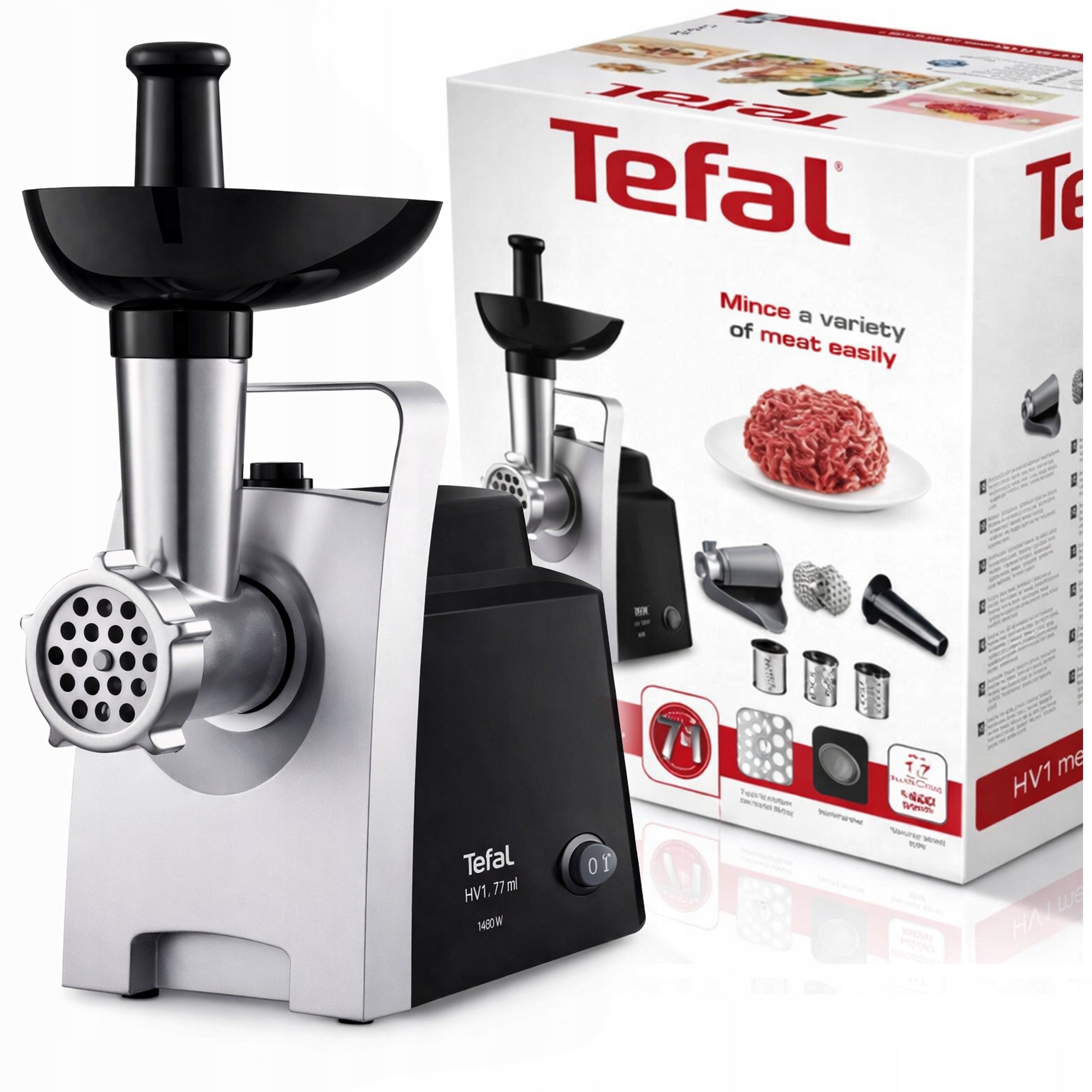 Meat grinder Tefal NE109838 sausages 1400W Reverse gear