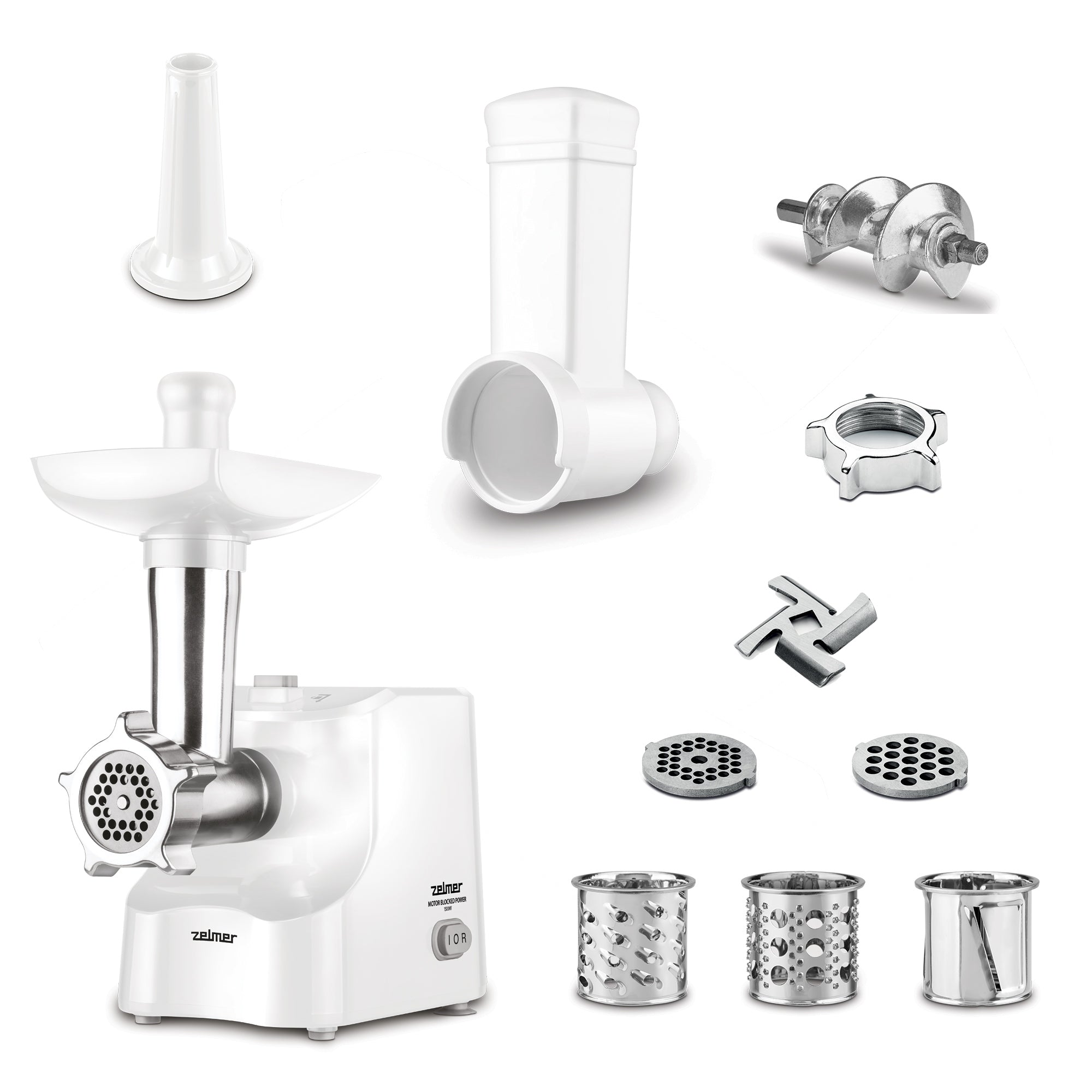 Meat grinder Zelmer ZMM1535B 1500 W white
