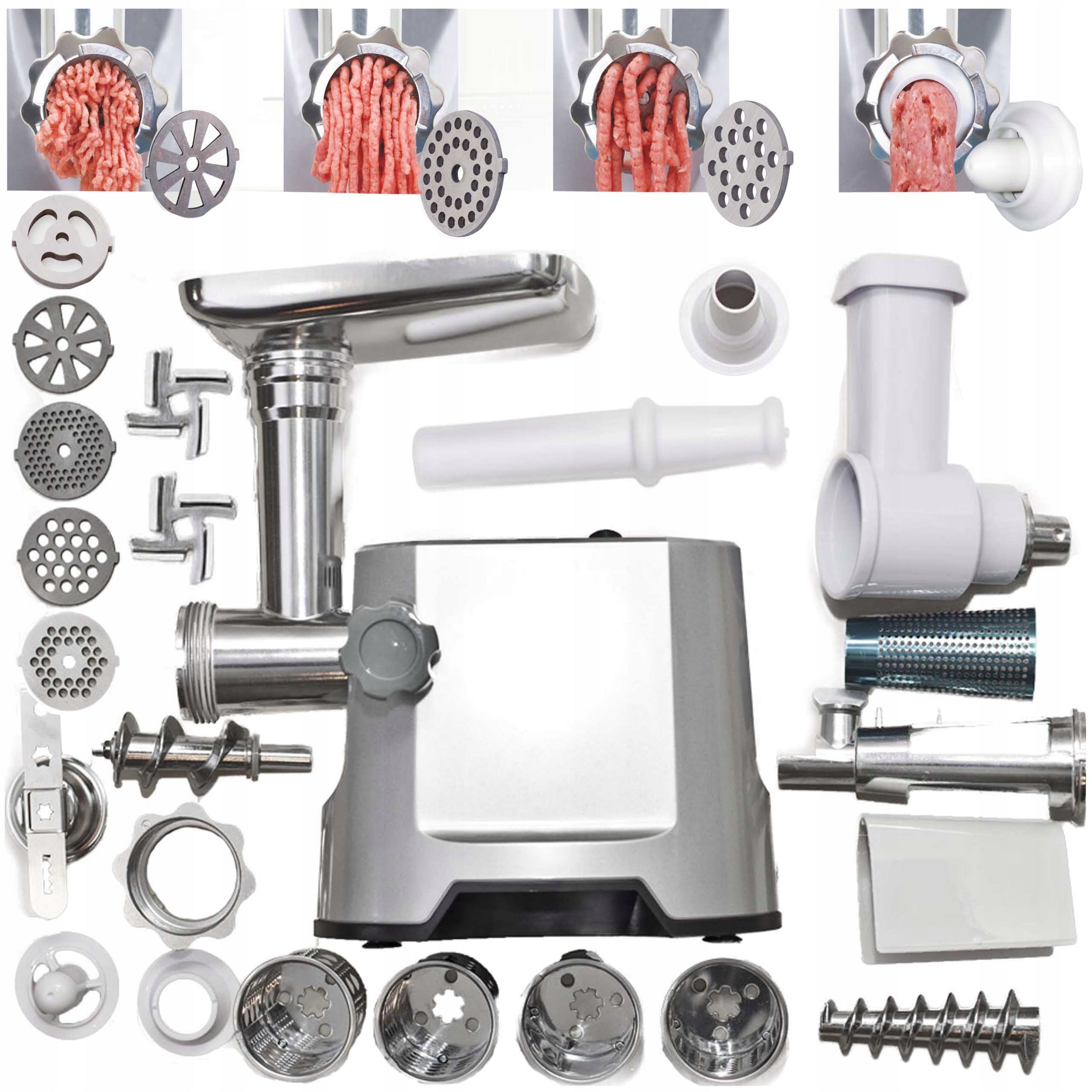 Meat grinder | high power | shredder juicer 5 sieves 2 knives