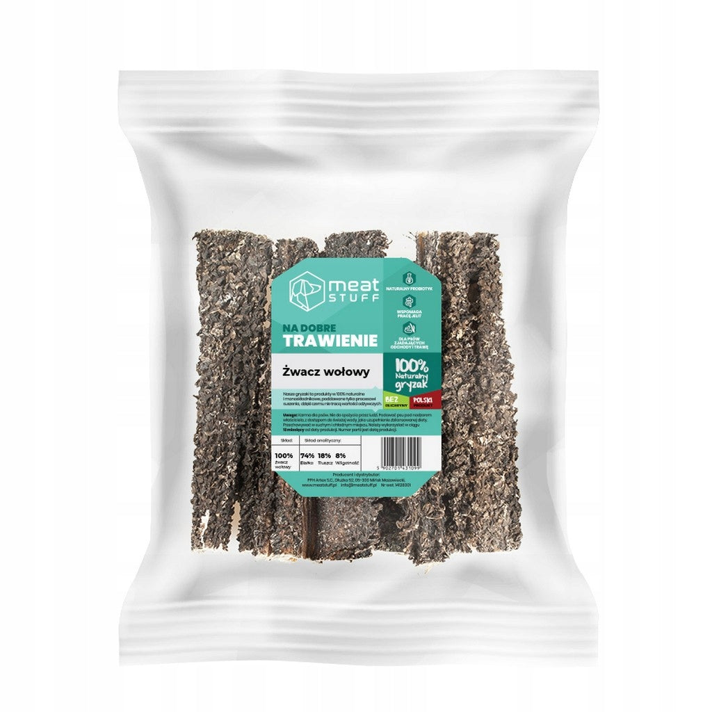 Meatstuff Beef rumen delicacy dog teether100g