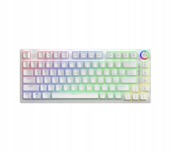 Mechanical Keyboard Savio Phenix White Gateron Yellow Pro ABS White