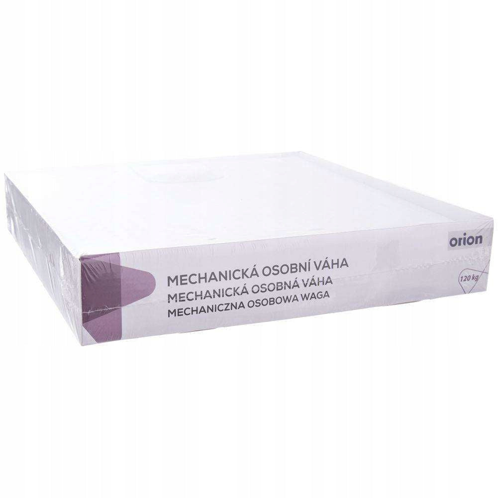 Mechanical bathroom scale 120kg white ORION 130587 Kind mechanical