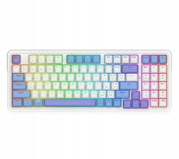 Mechanical keyboard Redragon K664WBP-RGB-PRO Gloria Pro White-Blue