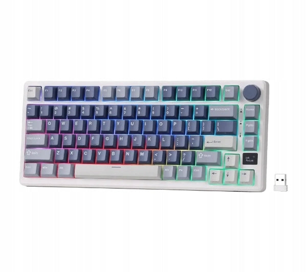 Mechanical keyboard Royal Kludge RK-M75 Ocean Blue Brown Switch Packaging status original