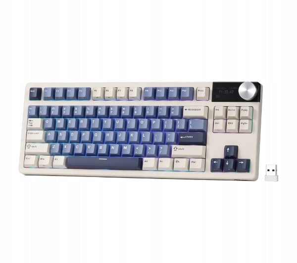 Mechanical keyboard Royal Kludge RK-S85 Horizon Blue Beige Switch Packaging status original