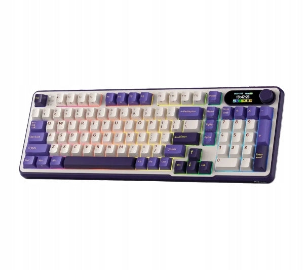 Mechanical keyboard Royal Kludge RK-S98 Blackberry Mousse Chartreuse Packaging status original