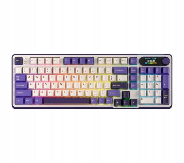 Mechanical keyboard Royal Kludge RK-S98 Blackberry Mousse Chartreuse