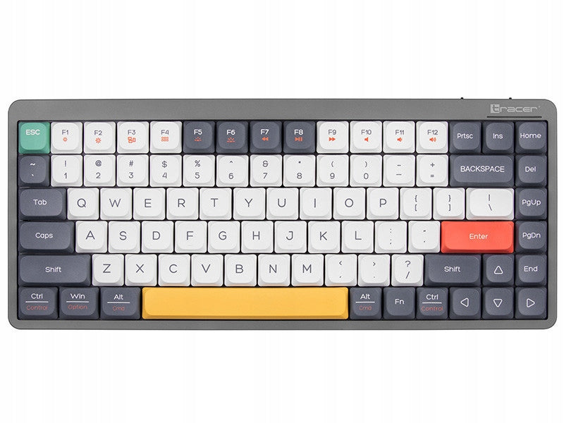 Mechanical keyboard TRACER FINA 84 GREY OUTEMU RED SWITCH