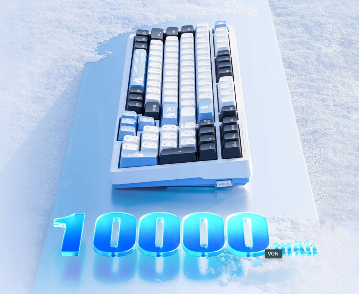 Mechanical keyboard VGN V98 PRO V3 Wireless arctic fox RGB hotswap Packaging status original