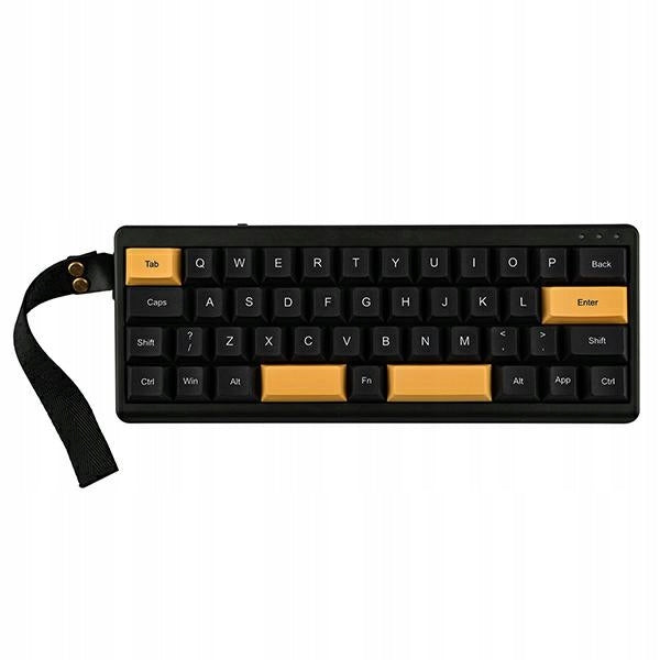 Mechanical keyboard compact Bluetooth USB Epomaker TH40 black-gold