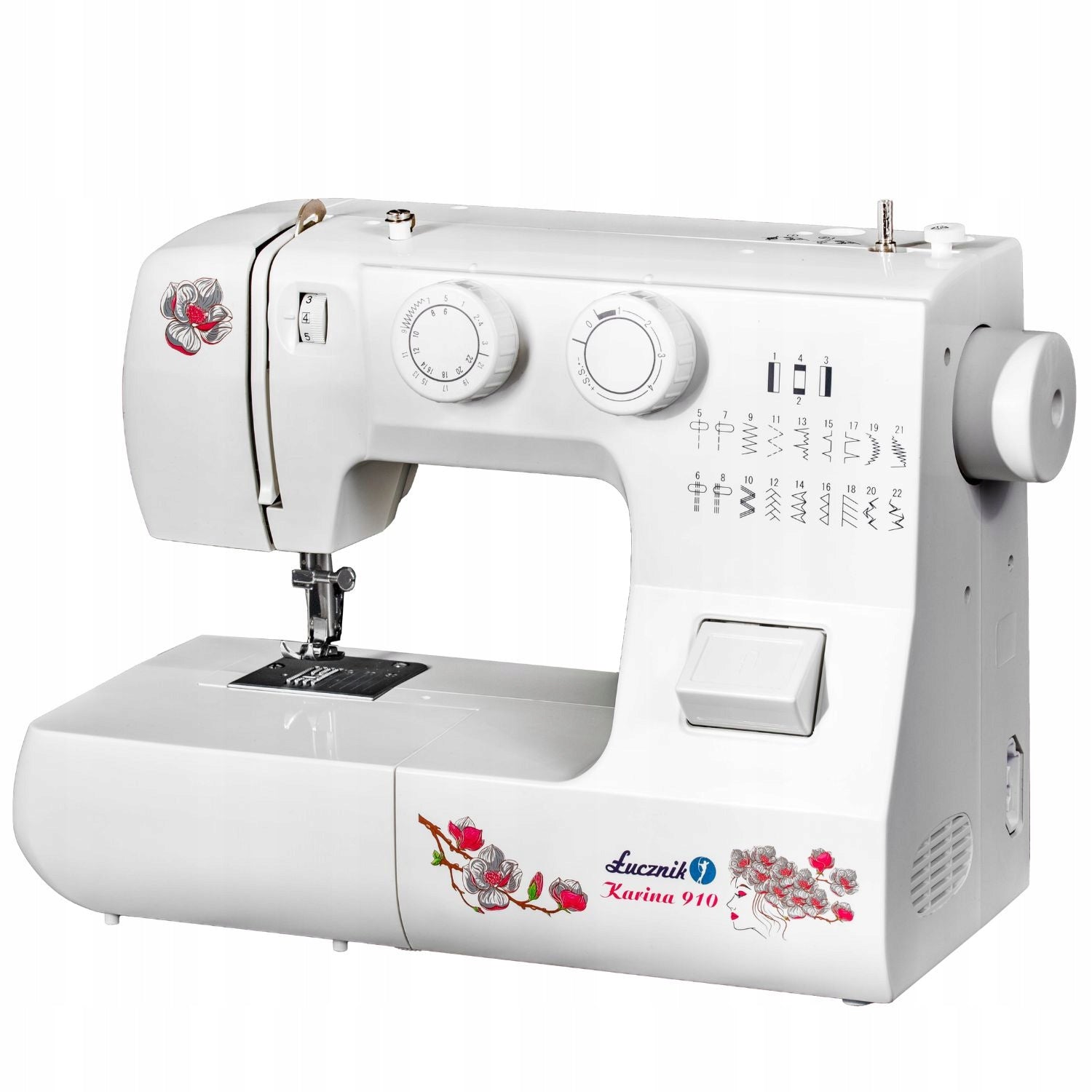 Mechanical sewing machine Karina 910 double needle overlock 38 stitches Packaging status original