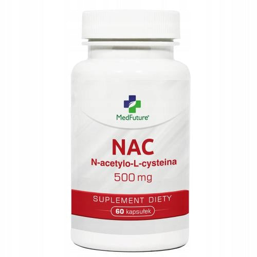 MedFuture NAC N-acetyl-L-cysteine 500mg, 60 capsules
