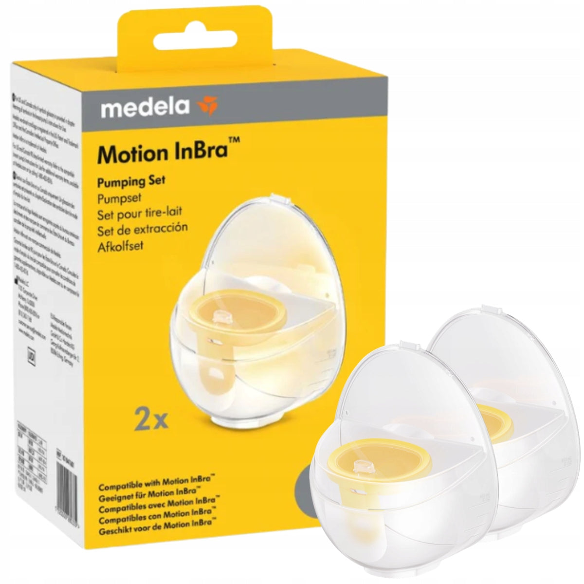 Medela Dual set for Motion InBra- Pumping set 24mm