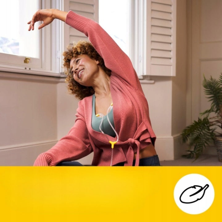 Medela Freestyle Hands-Free Electric Double Breast Pump with Battery Packaging status original