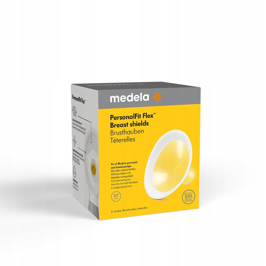 Medela PersonalFit Flex breast pads for 27mm breast pump Medical device no