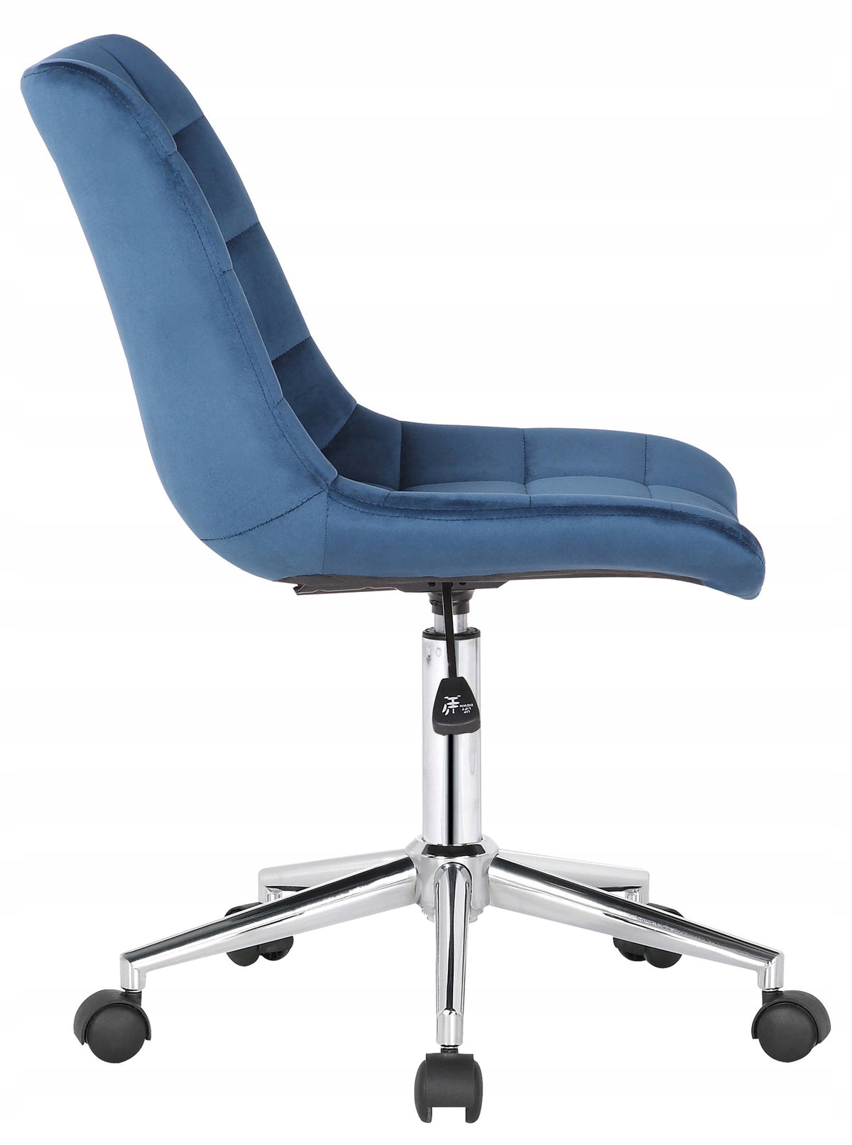 Medford Velvet Office Chair, Blue Furniture depth 62 cm