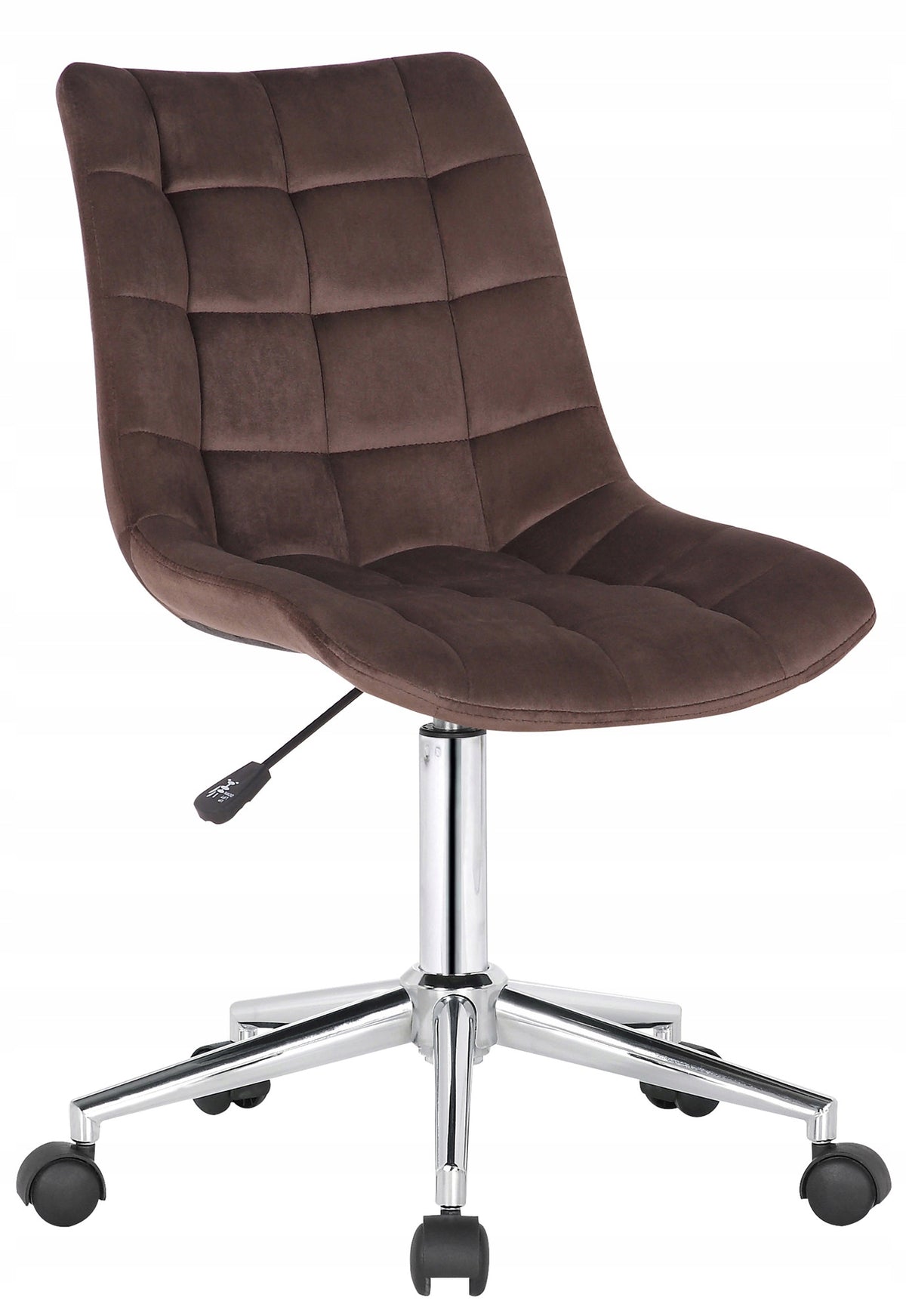 Medford Velvet Office Chair, Brown