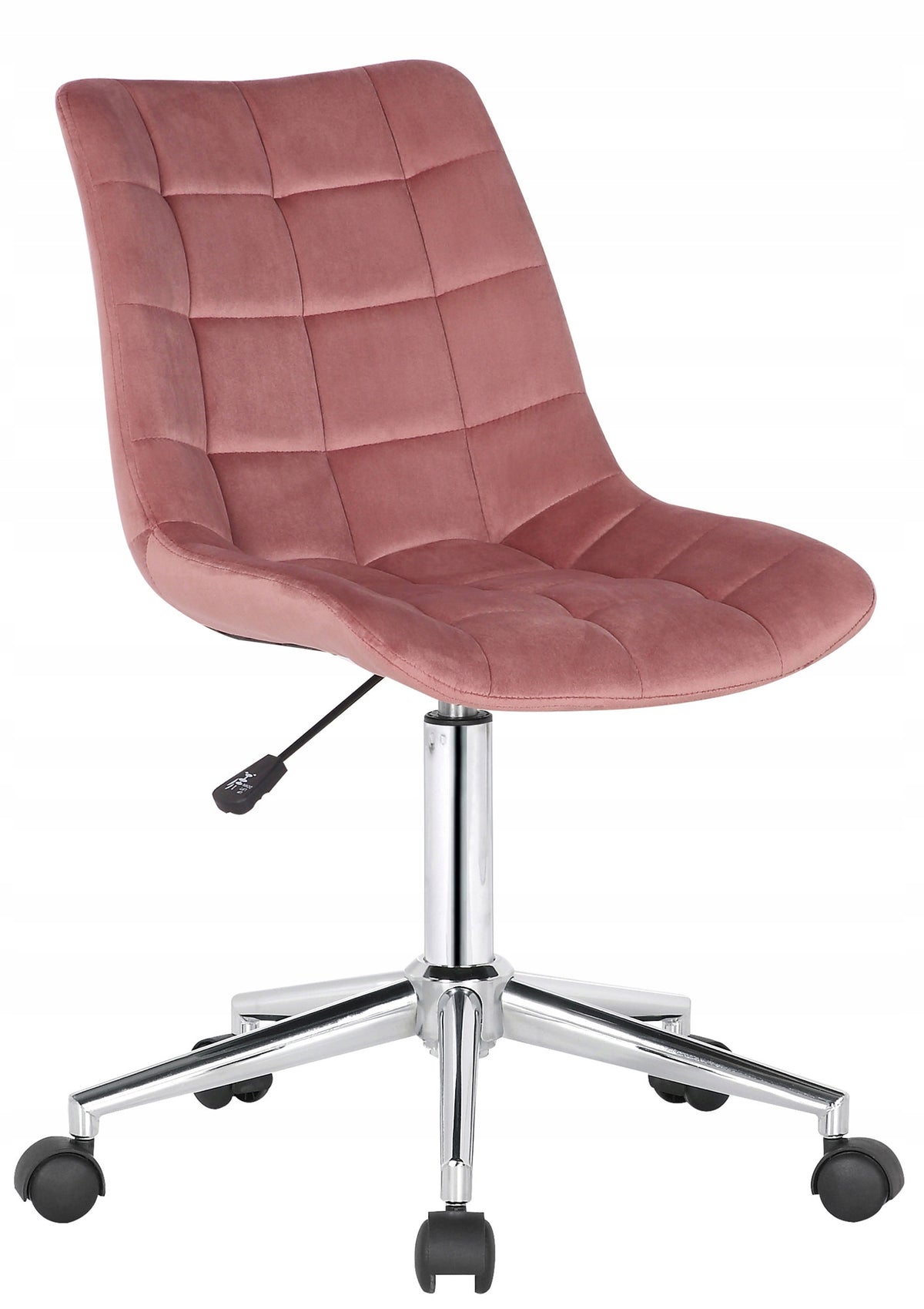 Medford Velvet Office Chair, Pink