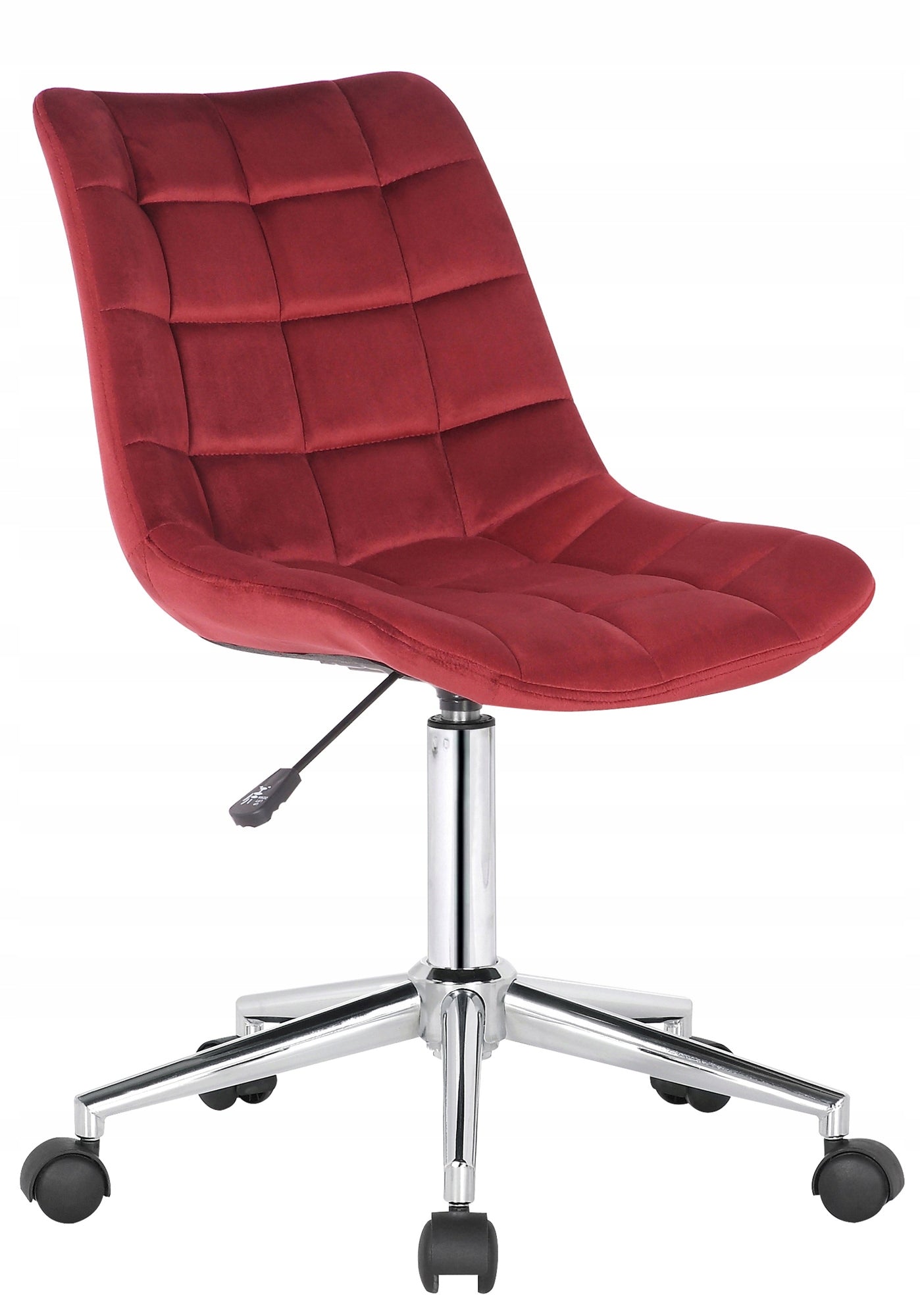 Medford Velvet Office Chair, Red