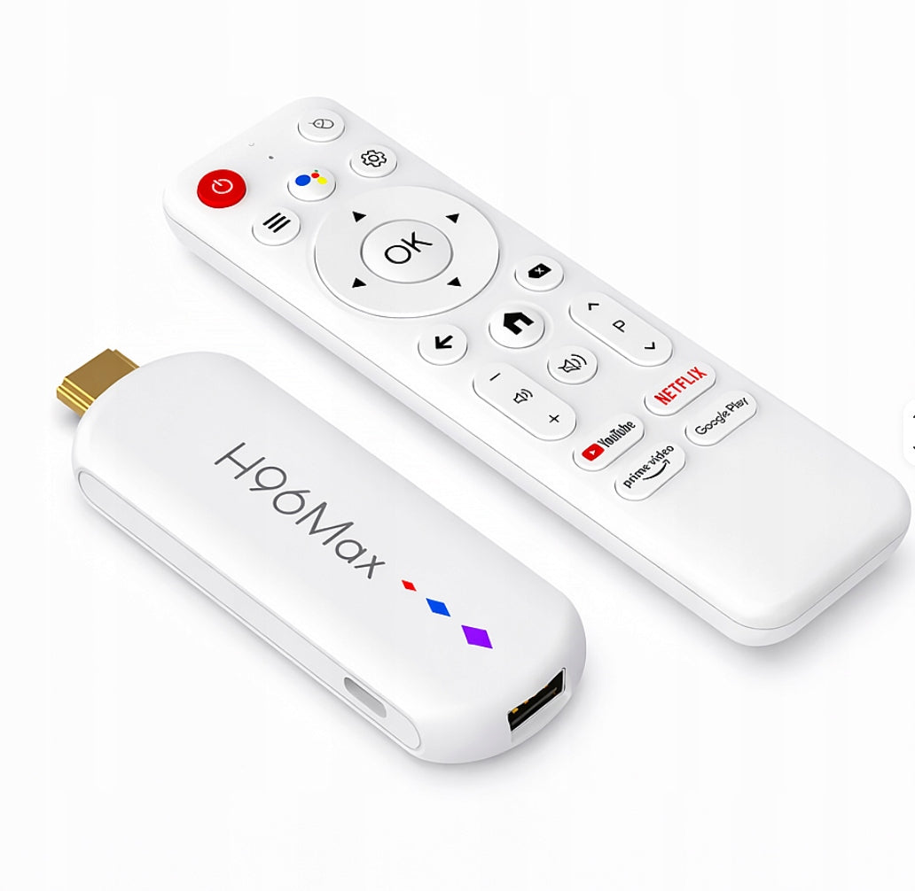 Media Player Stick WiFi Android 14 Smart TV Netflix 2/16GB H96